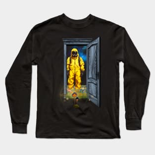 Hazmat Suit Finds Glowing Mushroom Long Sleeve T-Shirt